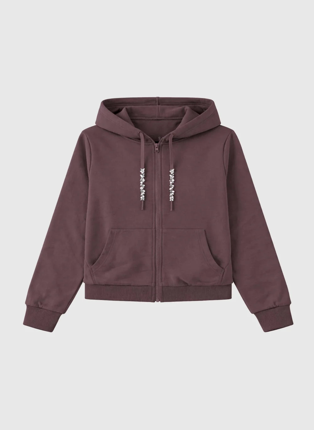Ange Aniko sweater jacket mokka