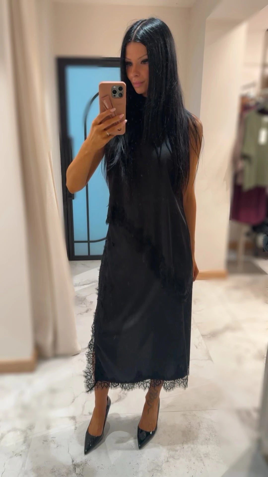 Arines lace top black