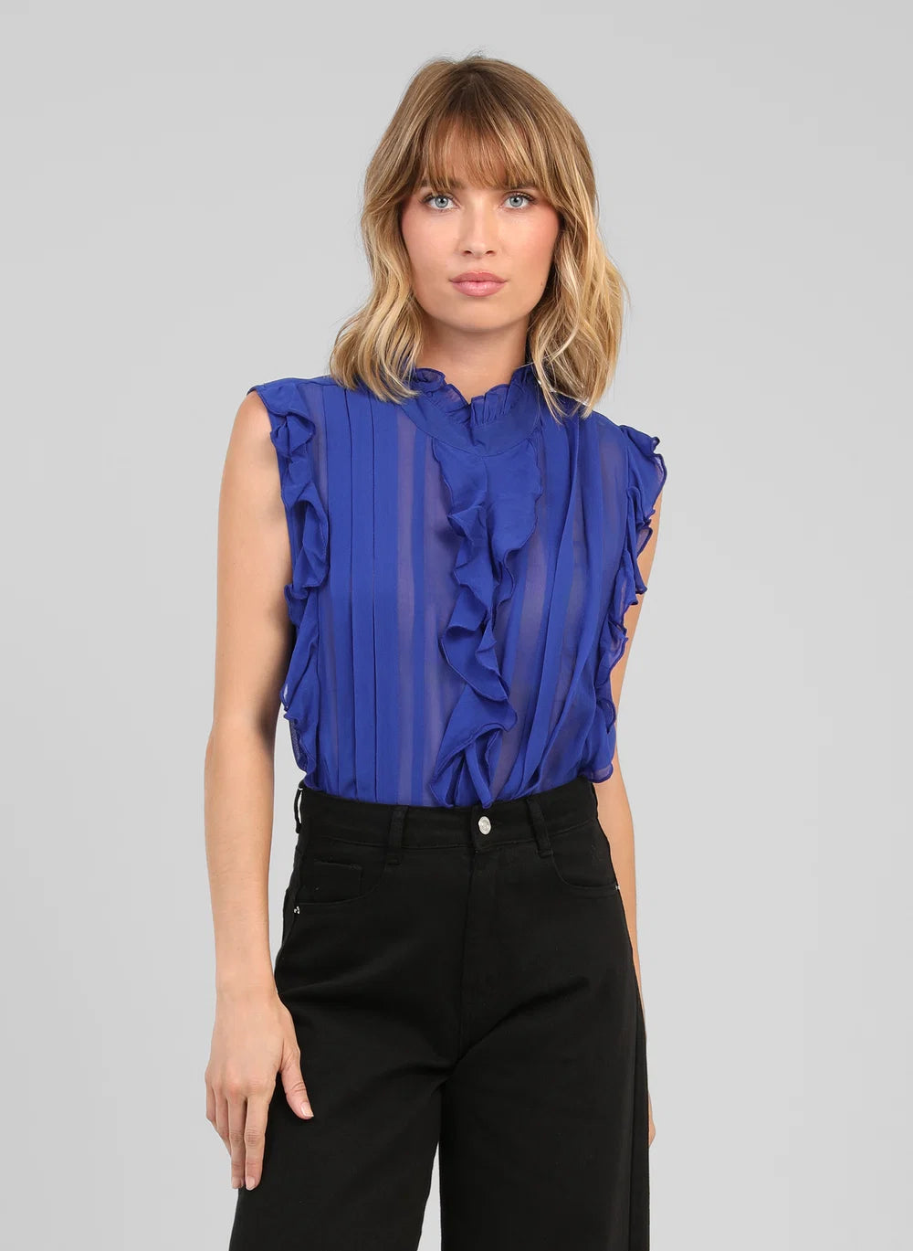 Ange Sahanie blouse short sleeve