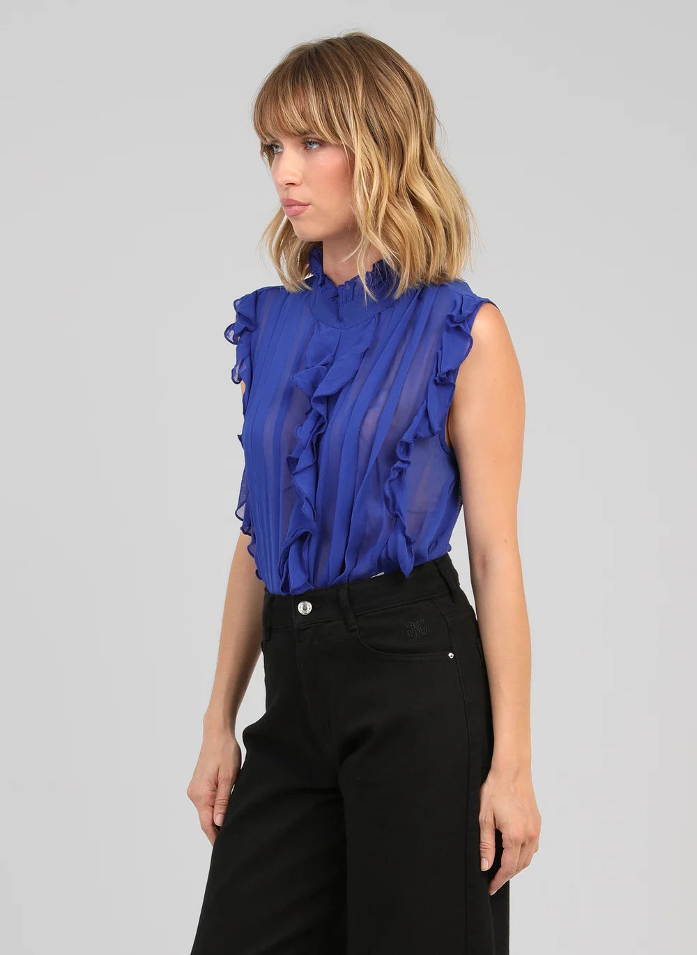 Ange Sahanie blouse short sleeve