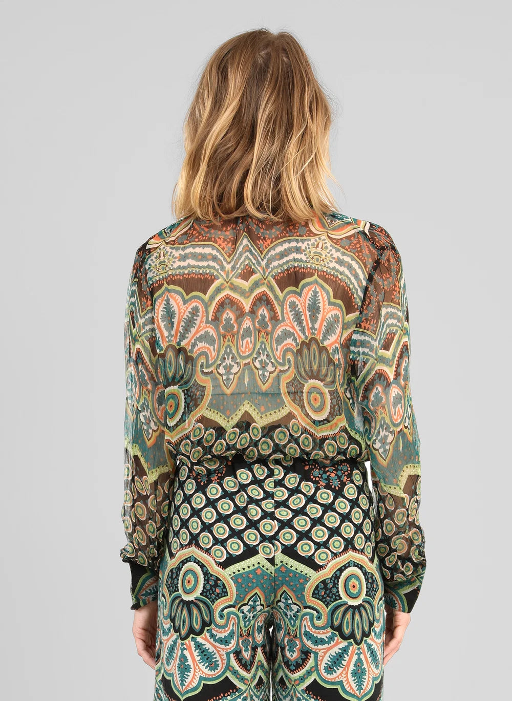Ange blouse sarila balmera turquoise