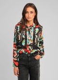 Ange sarlana fanyla noir blouse