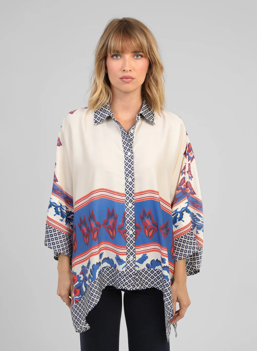 Ange blouse sarlena galatea blue