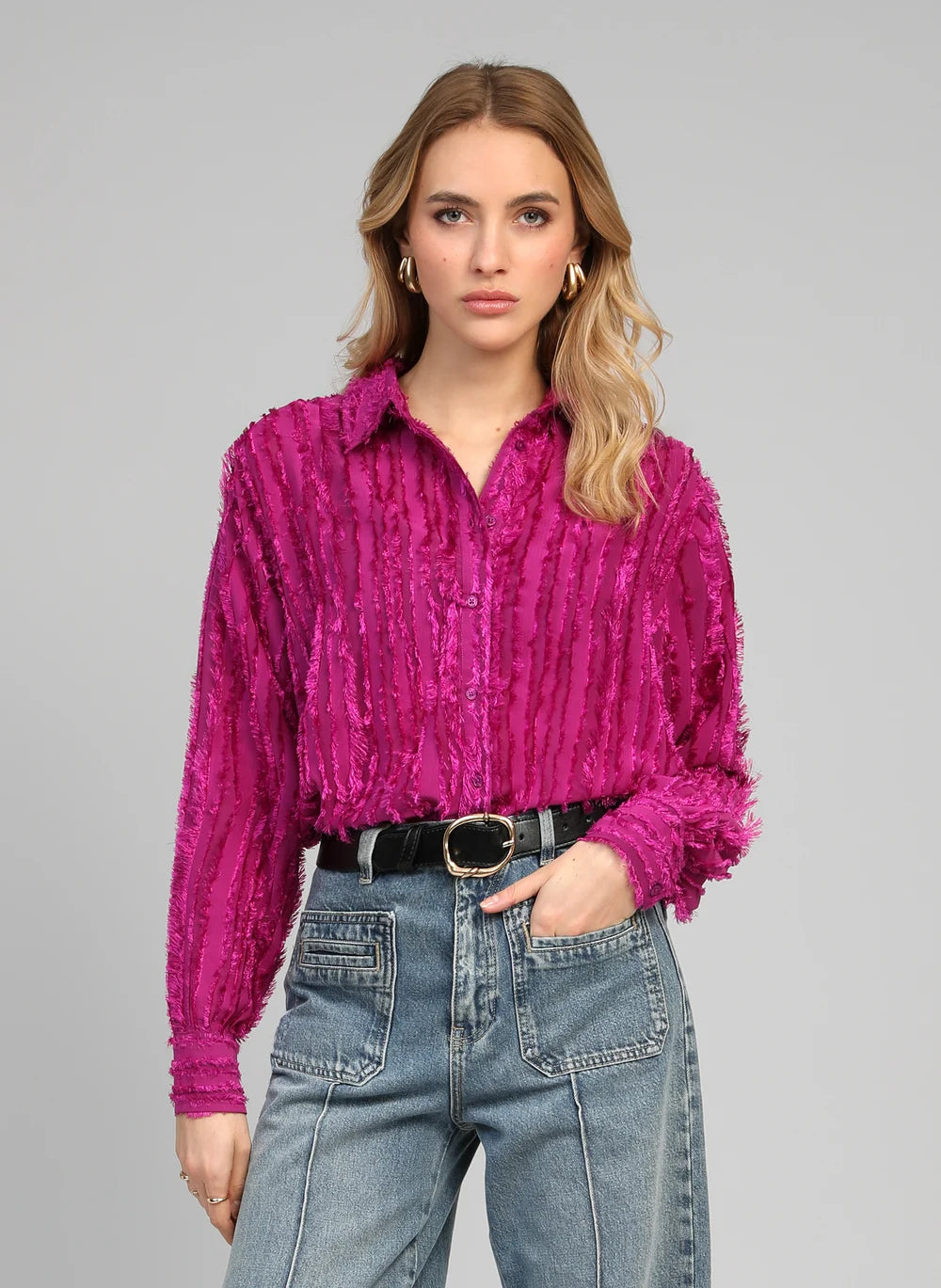 Ange Sophena blouse violine